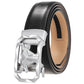 Fashion Men's Leather Belt Alloy Automatic Buckle meifu market