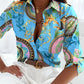 Fashion Long Sleeve Printed Shirt Meifu Market