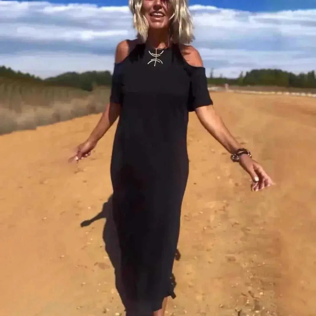 slim fit women dress | casual summer dress | breathable cotton dress | ultrasonic cleaning