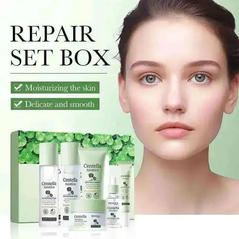 centella asiatica skincare set | sensitive skin care routine | daily hydration regimen | ultrasonic cleaning