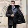 waterproof shell construction | thermal detachable liner | mid-length mens coat | ultrasonic cleaning
