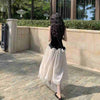 Elegant Hepburn Style Dress Large Swing Skirt 