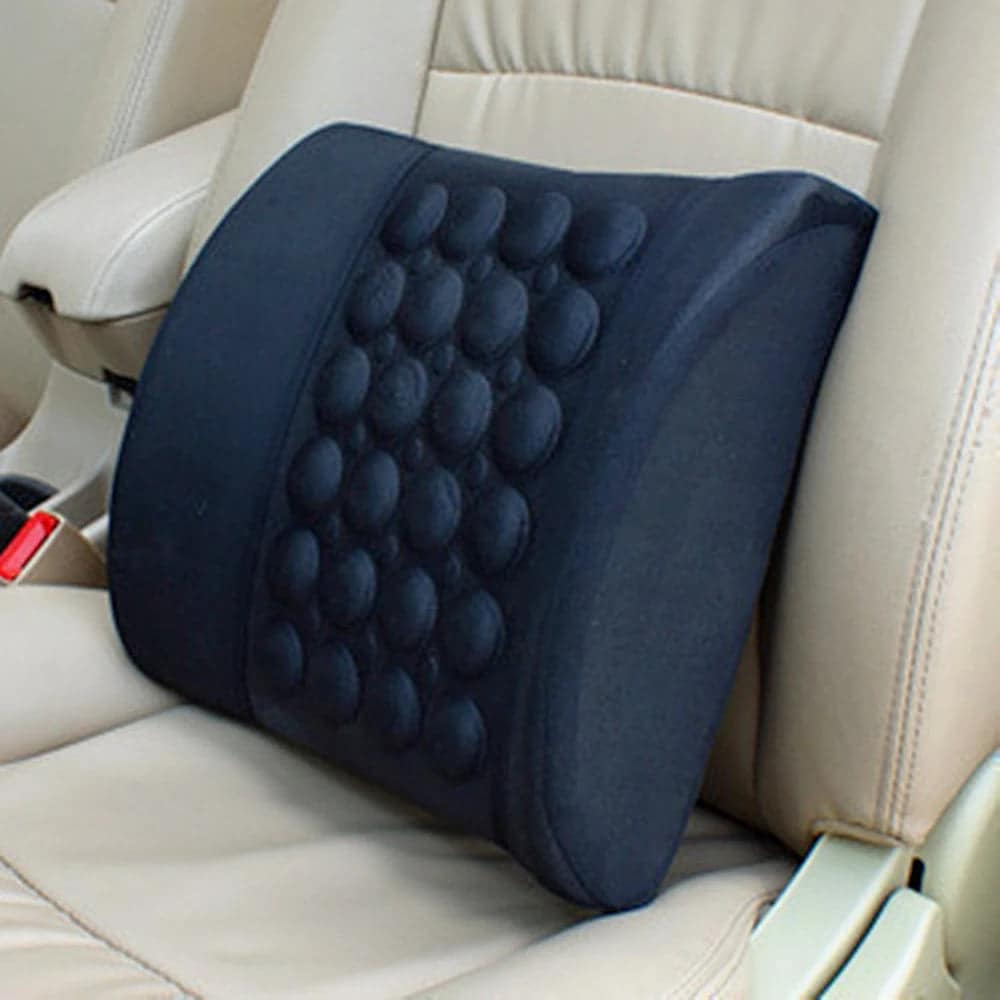 4 colors 12v car massager chair neck waist pillow pad cervical 