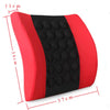 4 colors 12v car massager chair neck waist pillow pad cervical 