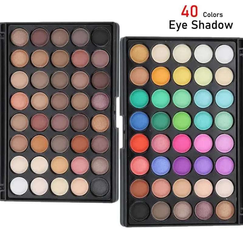 40 Colors Matte Eyeshadow Palette | Long Lasting Waterproof Eye Makeup - Meifu Market