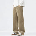 heavyweight corduroy pants | relaxed fit mens trousers | wide leg casual pants | ultrasonic cleaning