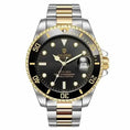 Mens Watches TEVISE Quartz Wrist Watch Waterproof Sport Business Gold Blue - lifestyle usage image