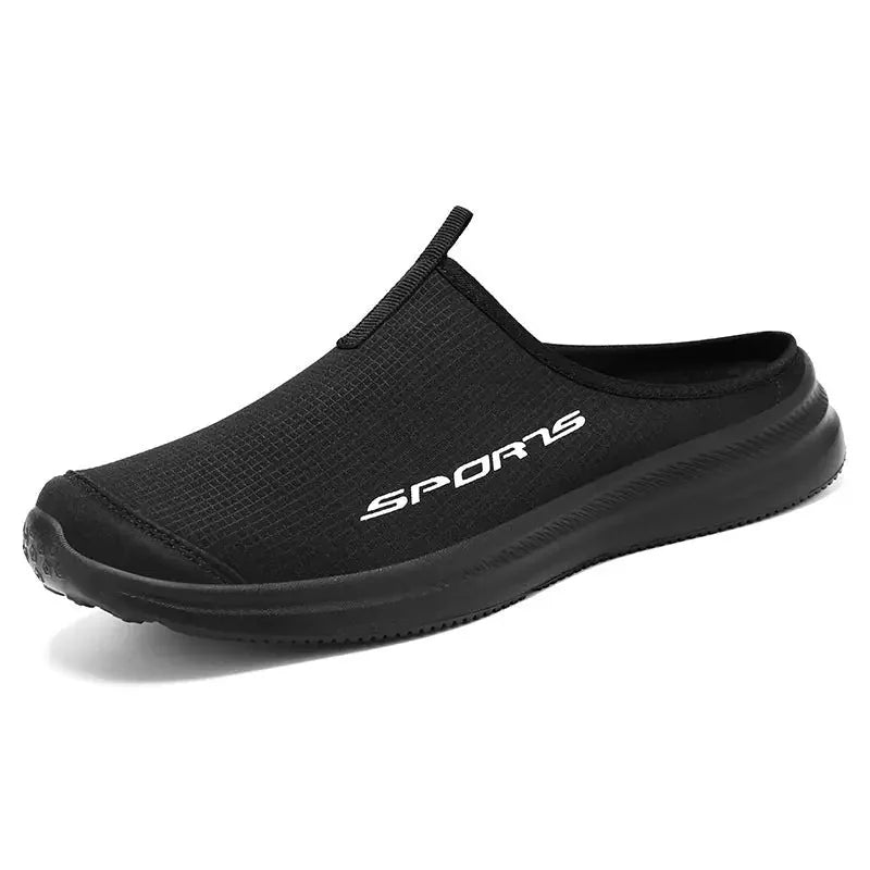 breathable mesh loafers | memory foam insole slippers | slip-on indoor shoes | energy saving