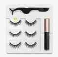 magnetic eyelashes with adhesive | reusable false eyelashes | easy application eyelash kit | ultrasonic cleaning