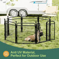 Gardner Pet Dog Fence Indoor And Outdoor Small And Medium Dog Foldable With Gravity Automatic Lock Pet Activity Fence Meifu Market