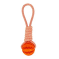 Dog Toys Treat Balls Interactive Hemp Rope Rubber Leaking Balls For Small Dogs Chewing Bite Resistant Toys Pet Tooth Cleaning Bite Resistant Toy Ball For Pet Dogs Puppy Meifu Market