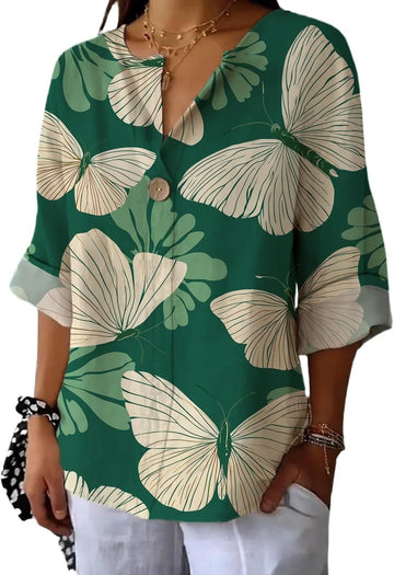 personalized cotton shirt for women | casual cotton top womens | custom printed womens shirt | energy saving