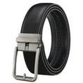 genuine leather belt | automatic buckle mechanism | stainless steel buckle | energy saving