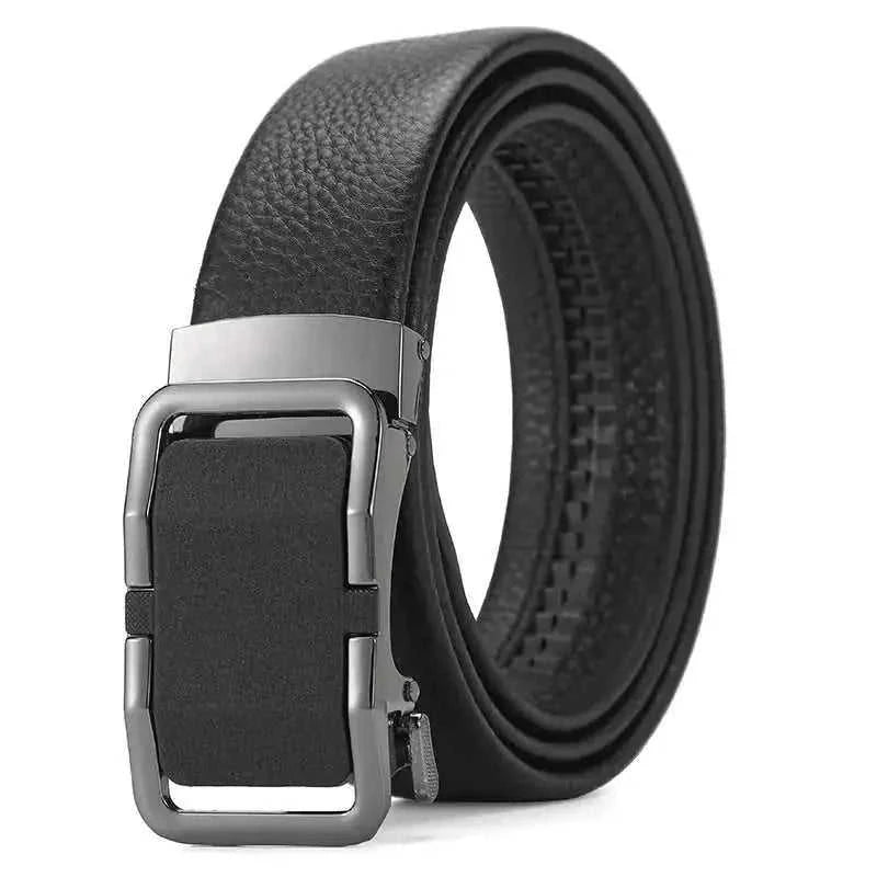 Genuine Leather Automatic Pure Leather Belt Boys Style 10 - available style options