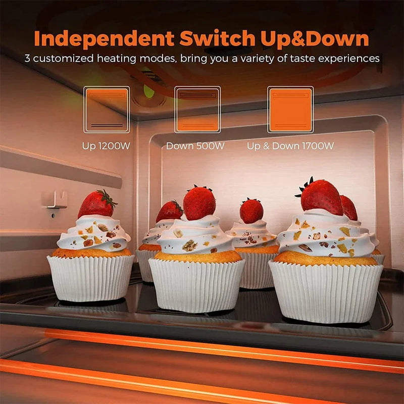 stainless steel construction | 360-degree heating technology | large capacity oven | ultrasonic cleaning