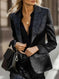 Printed Elegant All-matching Slim Fit Coat XL - slim-fit stretch cotton trousers back detail