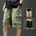 cargo shorts with multiple pockets | tactical cargo shorts for men | durable cotton blend fabric | ultrasonic cleaning