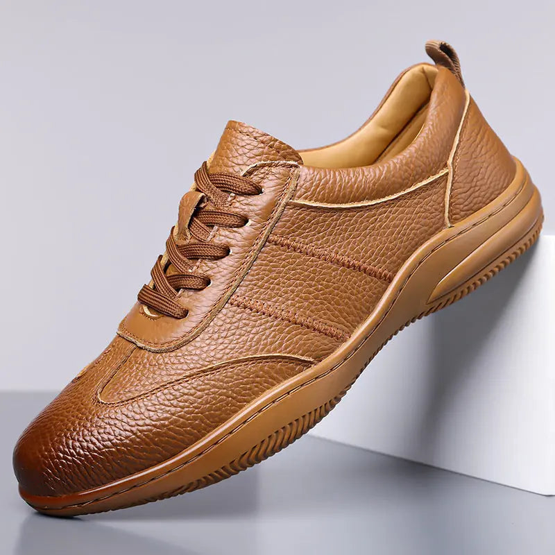 Casual Business Shoes Korean Style Punching Hollow Trendy Men's Shoes Meifu Market