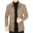 Men's Lapel Woolen Jacket Business Casual Jacket Meifu Market