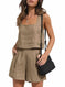 womens 2 piece suit set | square neck top and shorts set | summer lounge outfits | energy saving