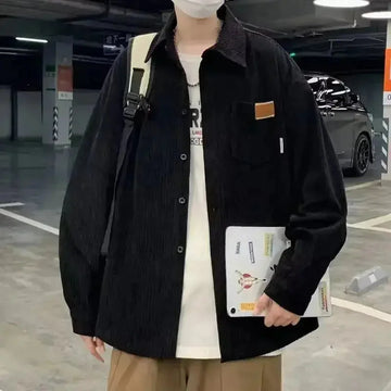 heavyweight corduroy shirt | relaxed fit mens shirt | vintage style shirt | ultrasonic cleaning