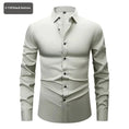 four-way stretch fabric | moisture-wicking long sleeve shirt | slim fit stretch shirt | ultrasonic cleaning