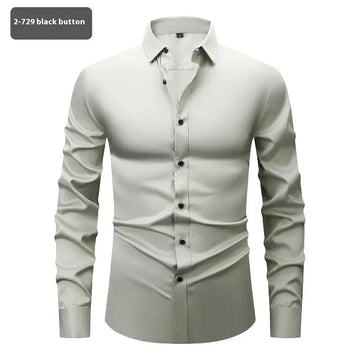 four-way stretch fabric | moisture-wicking long sleeve shirt | slim fit stretch shirt | ultrasonic cleaning