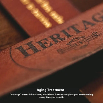 Fashion Retro Brass Distressed Belt Men