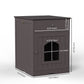 Wooden Pet House Cat Litter Box Enclosure With Drawer & Side Table Meifu Market