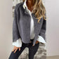 Women's Batwing Sleeve Cardigan Ins Fashion Cropped Jacket Tops Autumn And Winter Loose Short Cashmere Coat Meifu Market