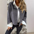 Women's Batwing Sleeve Cardigan Ins Fashion Cropped Jacket Tops Autumn And Winter Loose Short Cashmere Coat Meifu Market