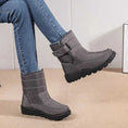 waterproof snow boots for women | thermal insulated winter boots | plush lined ankle boots | ultrasonic cleaning