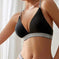 Knitted Thread Rhinestone Wireless Underwear Underwear Women's Bra Set Meifu Market