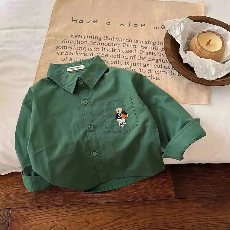 organic cotton long sleeve shirt | toddler casual clothing autumn | childrens long sleeve cotton shirt | energy saving