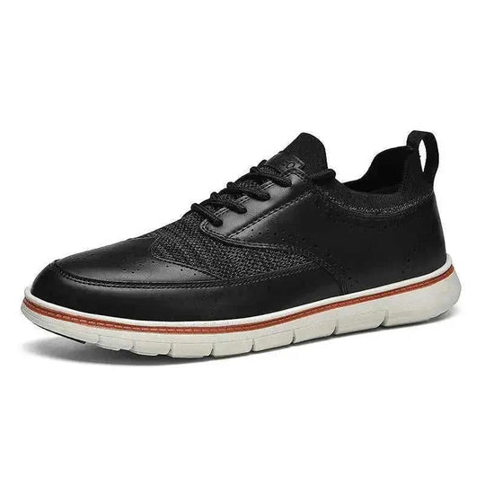 genuine leather upper | goodyear welt construction | classic brogue detailing | energy saving