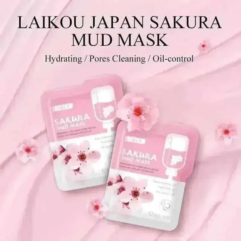 japan pink clay mask for face | deep cleansing facial mask | moisturizing clay mask for dry skin | energy saving