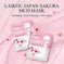50pcs Japan Sakura Clay Mask for Face Deeply Cleansing Moisturizing Oil-Control Anti-Aging Wrinkle Pink Mud Mask Facial...