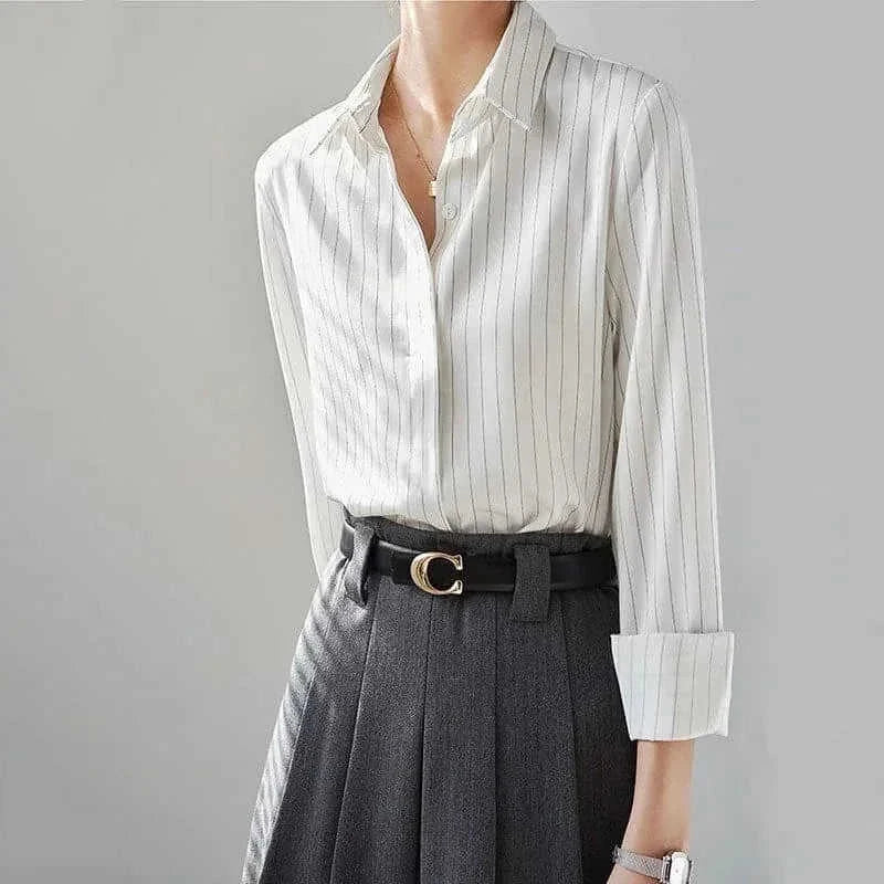 vintage satin button down shirt | oversized checkered blouse | lightweight satin shirt | energy saving