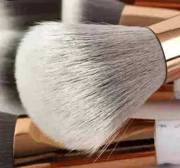 marble handle makeup brushes | 11 piece brush set with case | professional makeup brush kit | ultrasonic cleaning
