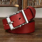 Men's Retro Leather All-match First Layer Cowhide Stainless Steel Buckle Belt meifu market