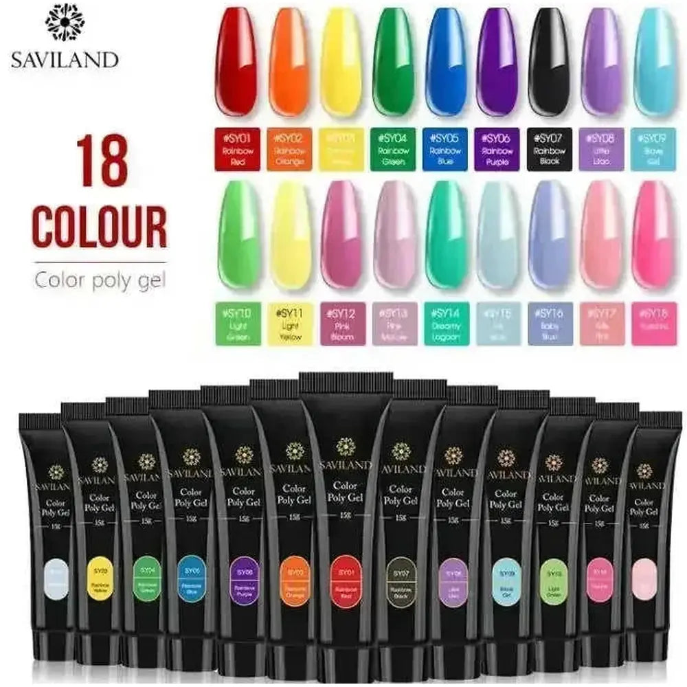 15g nail colored crystal extension glue SY12 - front view 0