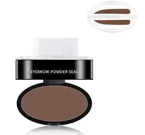 Eyebrow Powder Stamp Tint Stencil Kit Cosmetics Professional Makeup Waterproof Eye Brow Stamp Lift Eyebrow Enhancers Stenc...