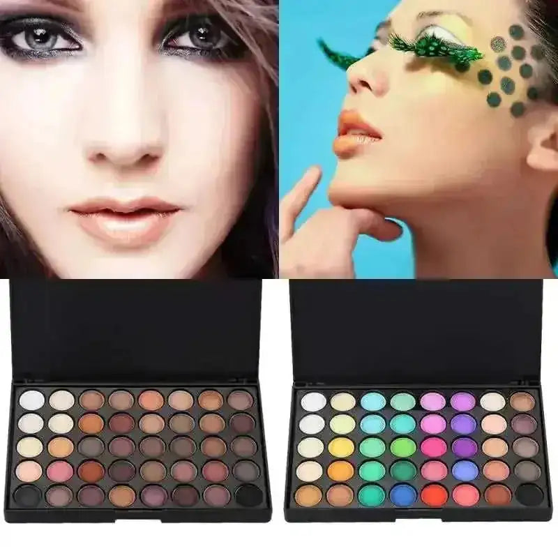 long lasting waterproof eyeshadow | 40 color matte palette | professional makeup kit | energy saving