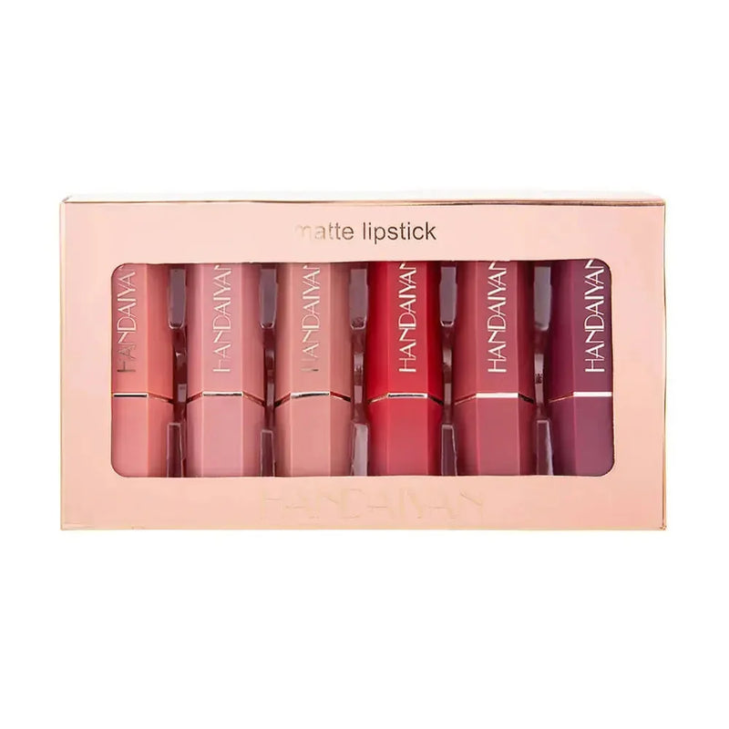 long-lasting matte lipstick set | non-transfer lipstick gift box | waterproof liquid lipstick | ultrasonic cleaning