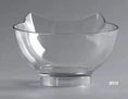 New Inclined Food Cat Ear Oblique Mouth Transparent Single Pet Bowl Meifu Market