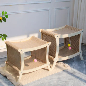 Cat Nest Double-layer Summer Mat Sisal Cat Scratch Board