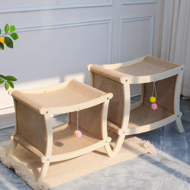 Cat Nest Double-layer Summer Mat Sisal Cat Scratch Board Meifu Market