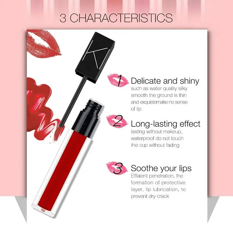 waterproof matte lipstick | long lasting liquid lipstick | smudge proof lip color | energy saving