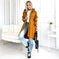 Women's Zip-Up Hoodie Brushed Fleece Jacket Long Sleeve Meifu Market