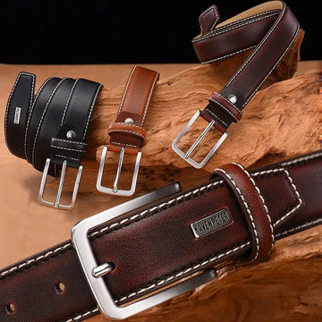 Fashion Classic Business Men's Belt Foreign Trade Cross-border E-commerce Belt Men meifu market